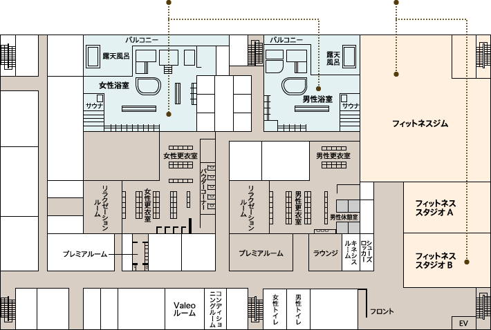 ヴァレオプロ館内案内図