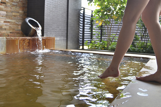 天然温泉の入浴施設